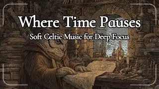 [Celtic Music] Soft Celtic Fantasy for Deep Focus &mdash; A Snowy Study Where Time Gently Pauses