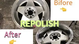 Used Car Rim Restoration &ndash; Full Repolish Tutorial (Step-by-Step)