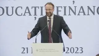 Gediminas &Scaron;IMKUS, guvernator al Băncii Lituaniei la primul Forum Național de Educație Financiară
