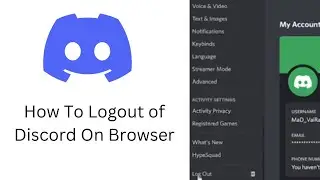 How To Logout of Discord On Browser? Sign Out Discord on Web Browser | Discord Logout Tutorial