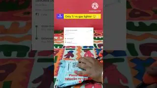 #shopsy #only 1/- rs gas lighter 😲#unboxing #review #shortvideo #vairalvideo #springcollection2023