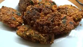 Spr&oslash;de falafler m. hvidl&oslash;g og r&oslash;dbede - Krydrede & nemme falafler - Opskrift # 157