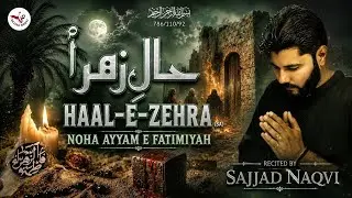 Ayyam e Fatimiyah | Haal e Zehra sa | Sajjad Naqvi | Noha Bibi Fatima Zehra sa