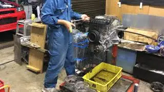 M氏 S15 SR20DET  エンジンオーバーホール動画  分解編 NO2