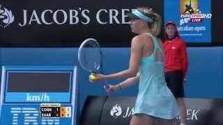 Australian Open 2014 | Maria Sharapova Vs. Alizé Cornet Full Tie Break ᴴᴰ