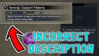Как работает Synergy Support Materia | FINAL FANTASY VII REBIRTH
