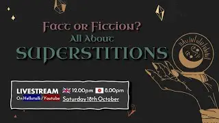 LIVE English Lesson - Superstitions!