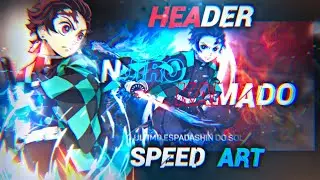 Speed Art Header/Anime - Ps touch/Photoshop Mobile - Fa&ccedil;o Banner e logo/perfil gr&aacute;tis