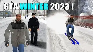 🔴 LIVE - GTA SA Winter Mod 2023 - Snow and Ice in SA | Grand Theft Auto: San Andreas