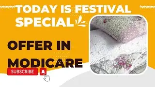 Modicare special festival offer|| sk vdeo| 5000 की Bed sheet पाए 349 में | modicare September 2