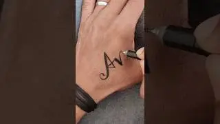 Letter A V tattoo ideas 🫰❤️ #tattoo #trending #minitattoo