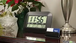 Large Display Digital Calendar Clock with Temperature Gauge