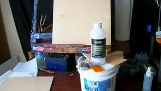 HOW I PREPARE A WOOD PANEL
