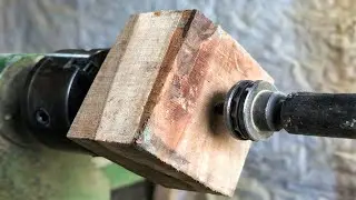 Amazing Creation From An Old Piece Of Wood _ Incredible Woodworking idea From Scrap Wood _  DIY