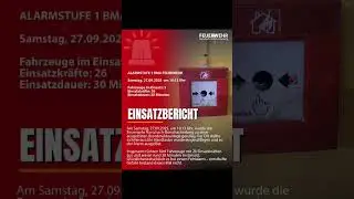 Einsatzbericht: Eingedr&uuml;ckter Handtaster #blaulichtfamilie #feuerwehr #einsatz  #rorschach