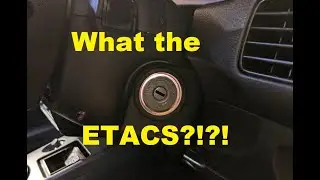 Fixing the ETACS ecu?