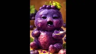 Beb&ecirc; uva grape baby #satisfatorio #satisfying