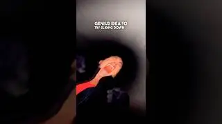 Скольжение по заброшенному ливневому стоку 😳