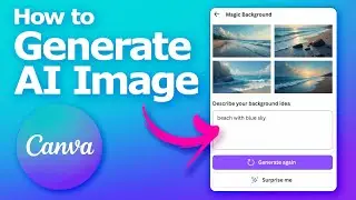 Как создать изображение в формате AI в Canva