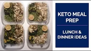 KETO MEAL PREP | Low Carb Dinner & Lunch