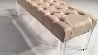 Lucille Acrylic bench by Shahrooz