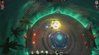 Sirius in 1v2 battle against Pearl and Shifu - battlerite