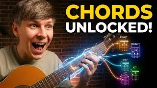 5 Chord Progressions from Simple to Advanced in 1 Minute (Guitar)