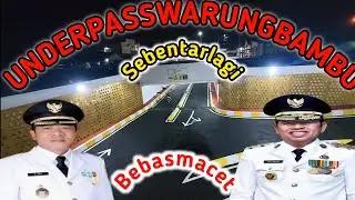 Underpass Warung Bambu Gorowong Malam hari banyak yg kirim Karangan Bunga 