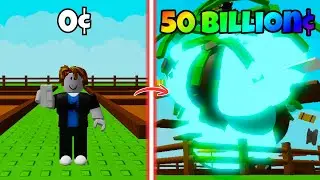 I Started With Only Coconut Seeds To Become a Billionaire In Grow a Garden