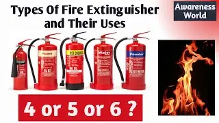 Different Types Of Fire Extinguishers In Hindi || Fire Extinguishers And Their Uses In Hindi
