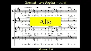 Gounod -  Ave Regina CG 134 -  Alto