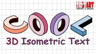 How to Make Isometric 3D Text | Step by Step Inkscape Tutorial