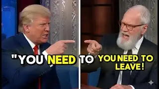 Дональд Трамп открыл шоу Дэвида Леттермана после бурной перепалки