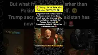 🚨 Trump Secret Deal with Pakistan EXPOSED 🇵🇰😱