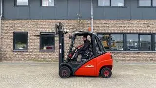 Linde H25D 2 5 ton Triplex Diesel Freelift Sideshift Heftruck stocknr 4621