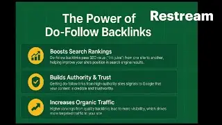 3 key points** that explain the power of **do-follow backlinks**: