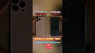 Foldable Power vs Classic Premium! iPhone 16 Pro Max vs Z Fold 7 Comparison 🔥 #iphone #samsung