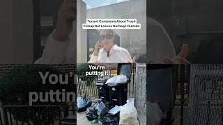 Tenant Complains About Trash Pickup But Leaves GarbageOutside #tenantissues #landlordlife #landlords