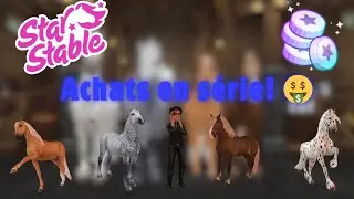 Achats en s&eacute;rie 🤩🤑#shopping#sso#starstable#starstableonline#horses