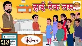 हाई टेक लस्सी   Desi Family Drama I comedy video  | Hindi Kahaniya  | Stories in Hindi