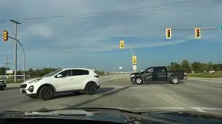 Driving around St Mary's and the Perimeter Highway