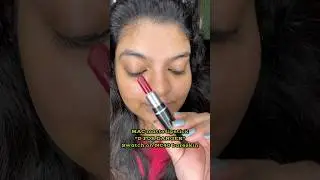 MAC matte lipstick - D FOR DANGER, swatch on NC40 bareskin #lipstickswatch #maclipstick