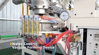 Huaya-Downblown co-extrusion micro-jet belt production line