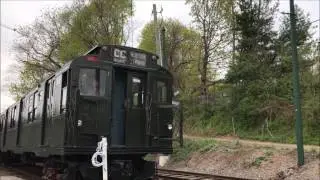 Shore Line Trolley Museum HD: Tuning NYC Subway IND R9 1689's Number 2 End Whistle (4/30/17)