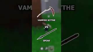 vampire scythe vs spear in 99 night in the forest #roblox