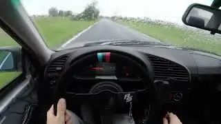 E36 316i Turbo / 1 bar / First drive