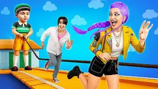 Thợ Săn Quỷ Kpop Ngoài Đời Thực: Rumi X Jinu Vs Búp Bê Squid Game