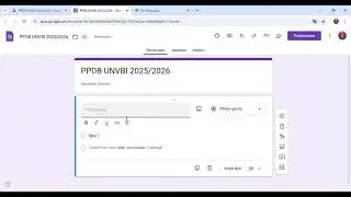 TUGAS PEMBUATAN FORMULIR PPDB ONLINE