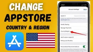 How to change appstore country & region United states | Change country or region Iphone Ipad IOS 26