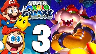 La seconda Megastella contro BOWSER! Mario Galaxy Ep 03